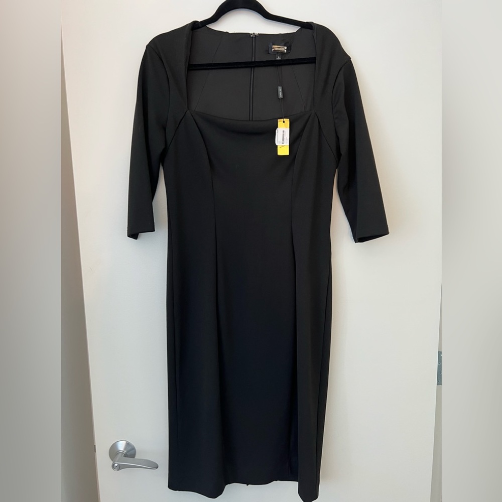 Alexia Admor Black Long Sleeve Cocktail Dress